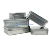 Tin Rectangle Container – Lifted Lid
